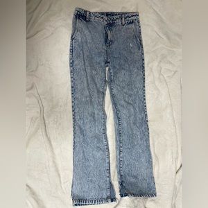 Vintage Denim Straight Leg Jeans